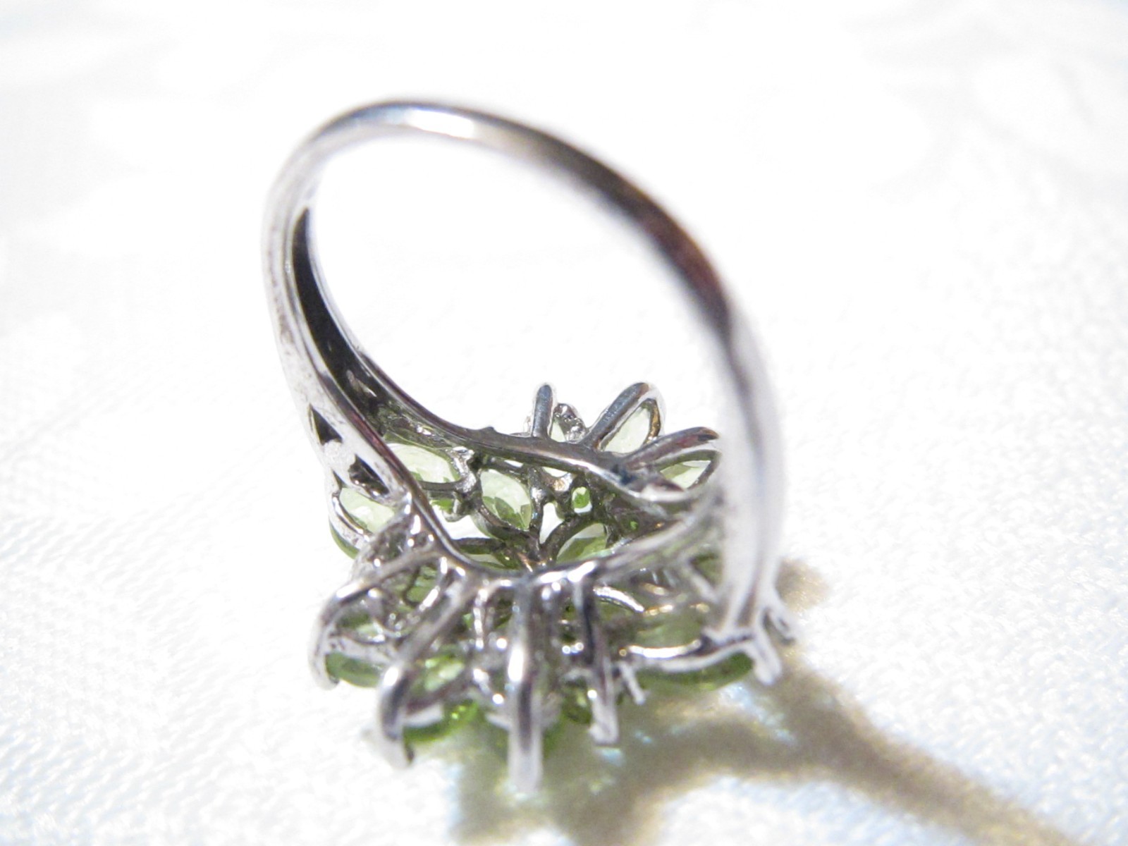 SIGNED STAUER LARGE STERLING SILVER MULTI STONE G… - image 9