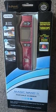 New VuPoint Magic Wand IV Portable Handheld Scanner ST470R Red LCD Screen USB+SD