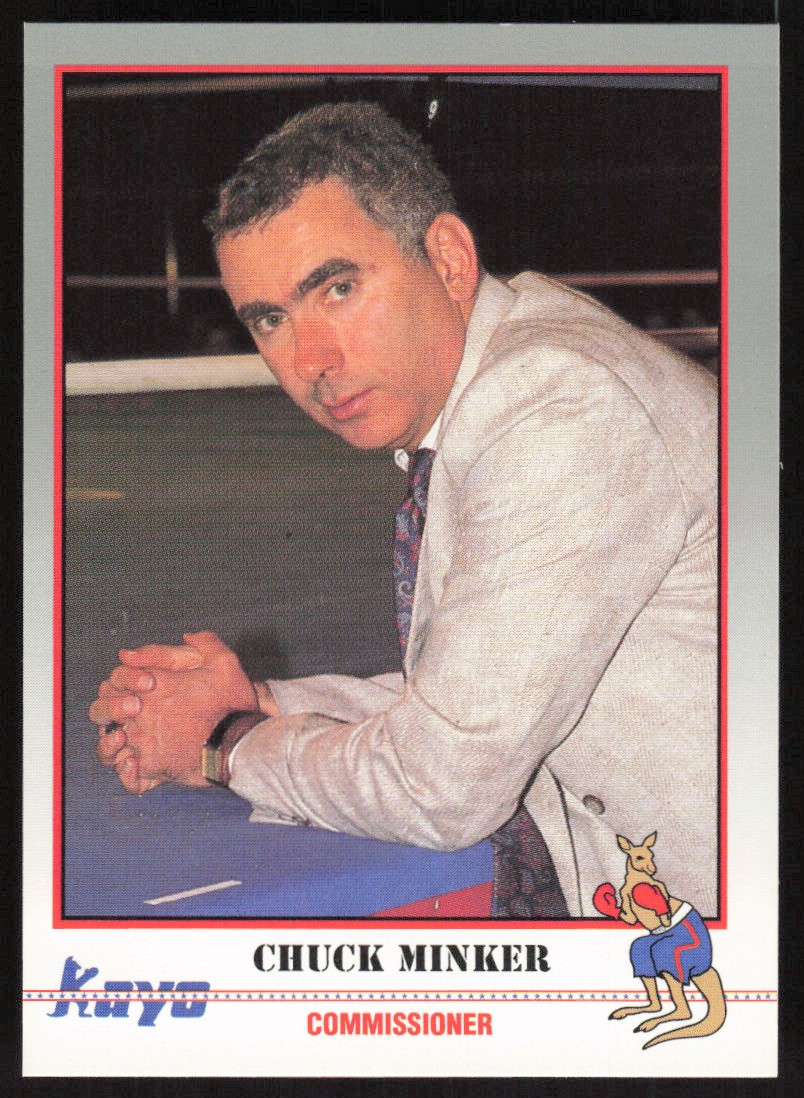 1991 Kayo Chuck Minker Boxing Commissioner Card #021