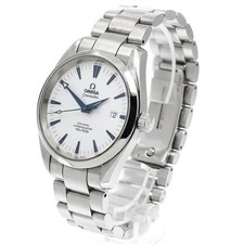 OMEGA SEAMASTER AQUA TERRA 2503.33 39mm SS White Dial Automatic Date #C1031 2