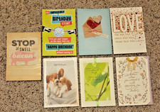 NICE Lot of 7 Hallmark Assorted Themed Greeting Cards No Envelope 