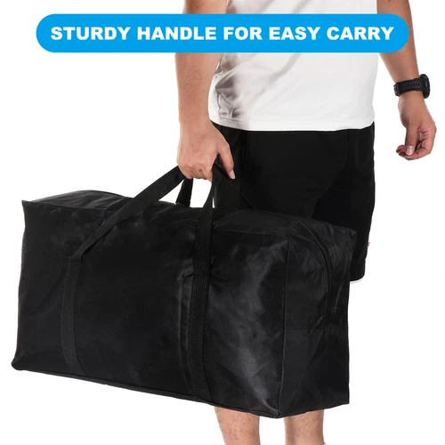35x9.8x19" Camp Chair Replacement Bag Extra Large Waterproof Storage Bag Black - Picture 6 of 8