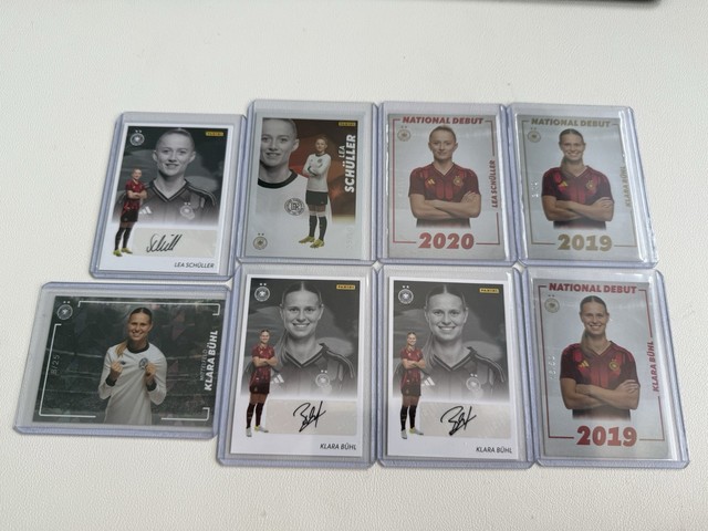 Panini DFB Team Set 2025 Lea Schüller, Klara Bühl Lot, Auto, /10, /25, /50