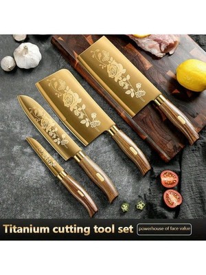 Kitchen Knife Set Sharp Slicing Meat Cutting Vegetables Fruits Bone