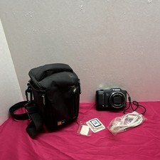 Canon PowerShot SX160 IS 16.0MP Black 16x Zoom Built-in Flash w/ Case SD USB