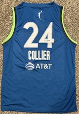 NAPHEESA COLLIER Signed Authentic Nike Minnesota Lynx WNBA Jersey (JSA)