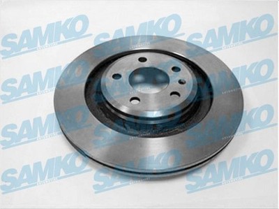 2X A1040V SAMKO Bremsscheibe für AUDI