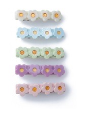 Sowaka 5 pcs Flower Hair Clips Acrylic Cute Alligator Clips Metal Non Slip Ha...