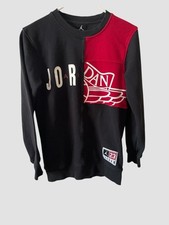 Air Jordan Sweatshirt Boys Large Black Graphic Jumpman Crewneck Pullover