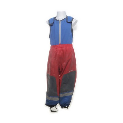 Didriksons 1913, Latzhose, Größe: 100, Blau/Rot/Grau, Polyester/Polyurethan #cEO