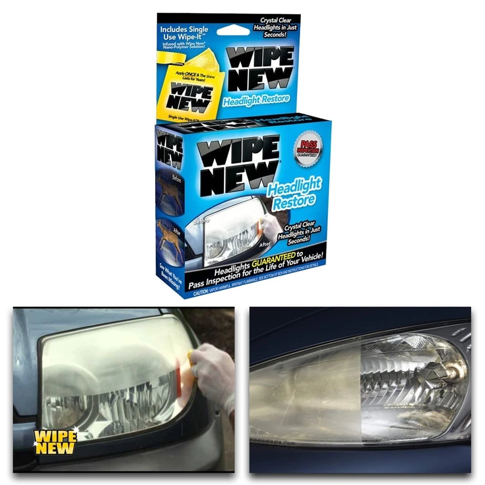 Wipe New Headlight Restore Wipe-On Applicator  Kit - Image 2 of 4