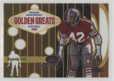 2005 Topps Chrome Golden Greats Ronnie Lott #GA10 HOF 0u7