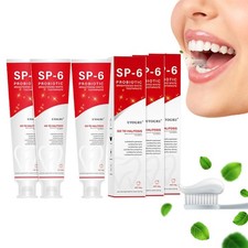 3Pack SP-6 Probiotic Toothpaste Sp-6 Toothpaste Whitening Quick White Toothpaste