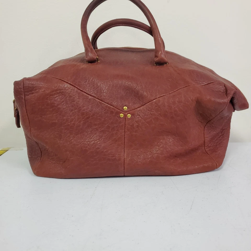 Bolso de mano Jerome Dreyfuss para mujer Gerald en piel de cordero burbuja rojo clásico diario Foto 2 de 4