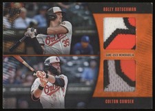 ADLEY RUTSCHMAN COWSER 24 /25 1:11,035 Packs DUAL JERSEY RELIC 2025 Topps O’s
