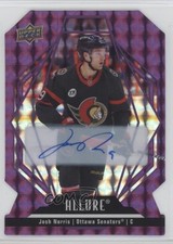 2022-23 Upper Deck Allure Purple Diamond Die-Cut 10/10 Josh Norris #55 Auto 0gn4