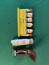 Barber Stuff: Corky, Brush, Safety Razor