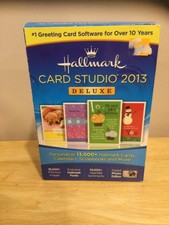 NOS - Hallmark Card Studio Deluxe 2013 Greeting Card Software Windows  Bonus CD