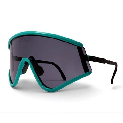 Oakley OO 9259-01 Eyeshade Heritage Collectors Seafoam Grey Shield Sunglasses - Photo 1/2