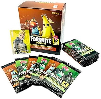 Panini Fortnite Series 2 Mega Blaster Box Trading Cards + 3x Cracked Ice *NEU*