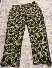 VTG 80s Redhead Hunting Insulated Camo Pant - XL- GR Full Zip Legs Made In Korea