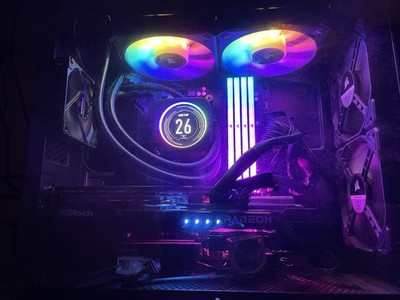 Gaming Desktop PC MicroATX - AMD Ryzen 7 7800X3D, RX 7600 XT 16GB VRAM