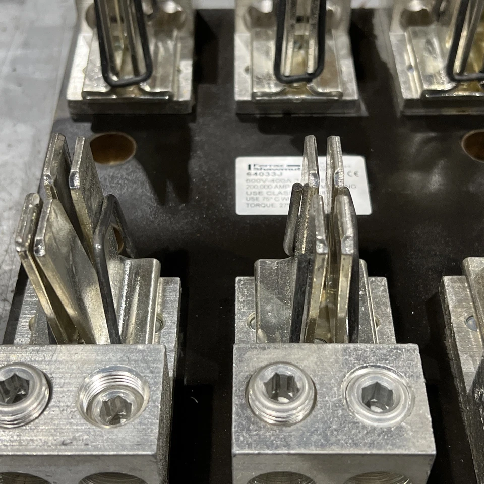 🔥Ferraz Shawmut 64033J предохранитель держатель 600V-400A 3P, б/у, Бесплатная доставка🇺🇸 - Изображение 3 из 4