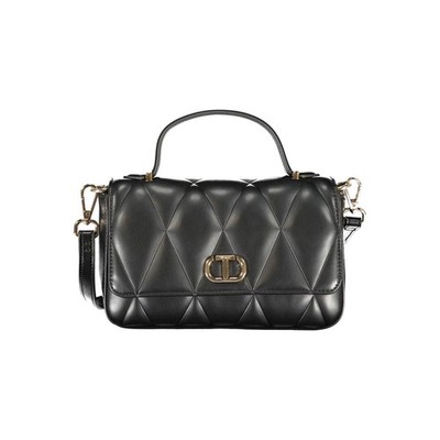 Twinset Nero Polyurethane Women's Shoulder Bag 100% Authentic - TW-39728-FBB-922