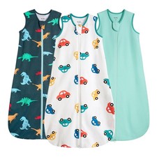 Baby Sleep Sack 6-12 Months 100 Cotton 0.5 Tog Baby Wearable Blanket for Inf...