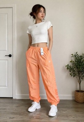 Adidas Originals Damen große LRG Logo TP Trainingshose kreidekoralle neu mit Etikett