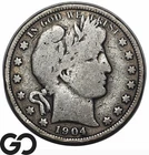 1904-O Barber Half Dollar, Tougher Date