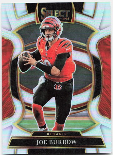 2025 Panini Select - Silver Prizm Joe Burrow 57