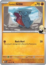 CYNTHIA'S GIBLE 109/217 C ASCENDED HEROES POKEMON LP