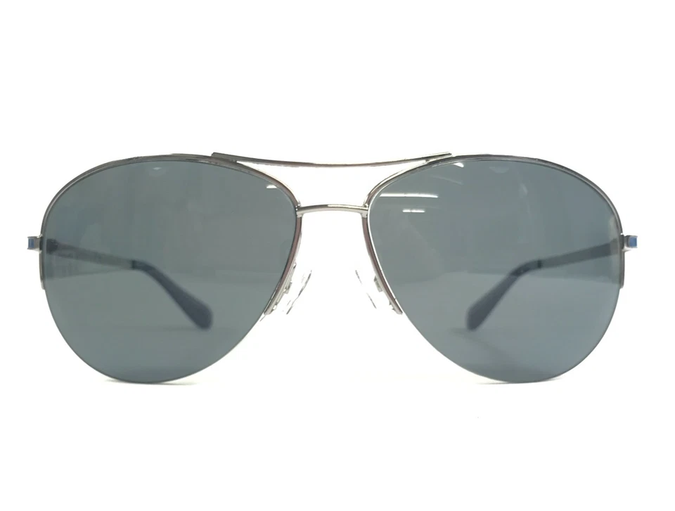 Óculos de sol Marc by Marc Jacobs MMJ119/S 06LB LF prata piloto com lentes polarizadas - Imagem 2 de 4