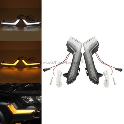 UTV LED Flow Turn Signal Front Accent DRL For Can-Am Defender 4x4 Commander MAX