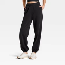 Women's Cinched Fleece Jogger Sweatpants - JoyLab
