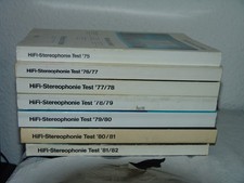 HIFI Stereophonie Test Jahrbuch 1975 - 1982 7...