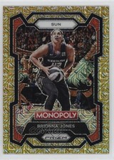 2024 Panini Prizm Monopoly WNBA Millionaire Gold Mojo 367/500 Brionna Jones 04fu