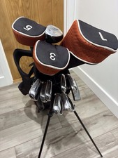 Set Of 12 Mens Golf Clubs, Bag, Right Handed, Power-Bilt, Air Attack, Little Use