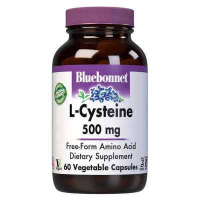 Bluebonnet L-Cysteine 500 mg 60 Veg Capsules