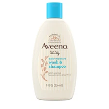 Aveeno Baby Wash and Shampoo 8 Fl Oz Tear Free Gentle Cleansing Formula