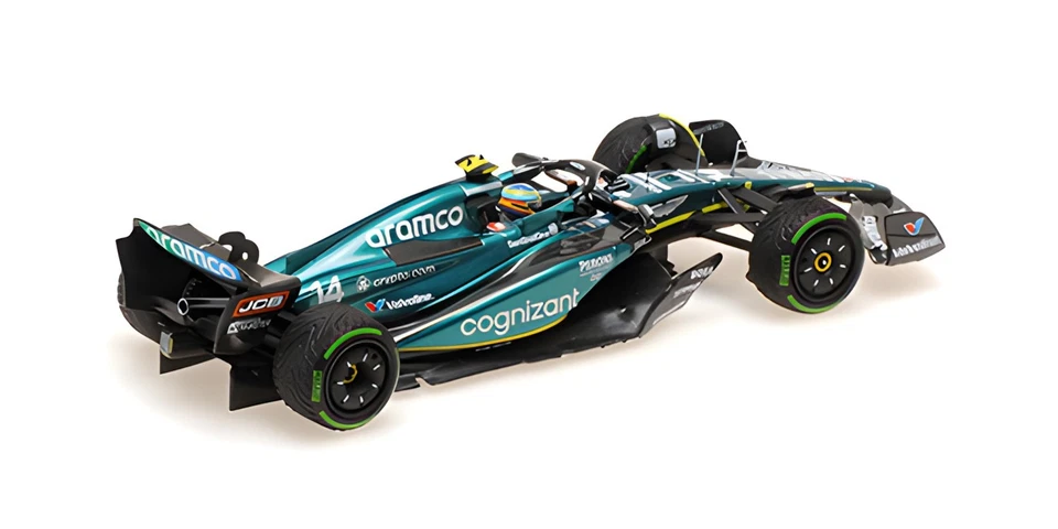 Minichamps 1:43 ASTON MARTIN AMR23 FERNANDO ALONSO 2ND DUTCH GP 2023 - 417231414 - Immagine 3 di 3