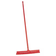 Remco 31994/29624 24 In Sweep Face Push Broom, Soft, Red