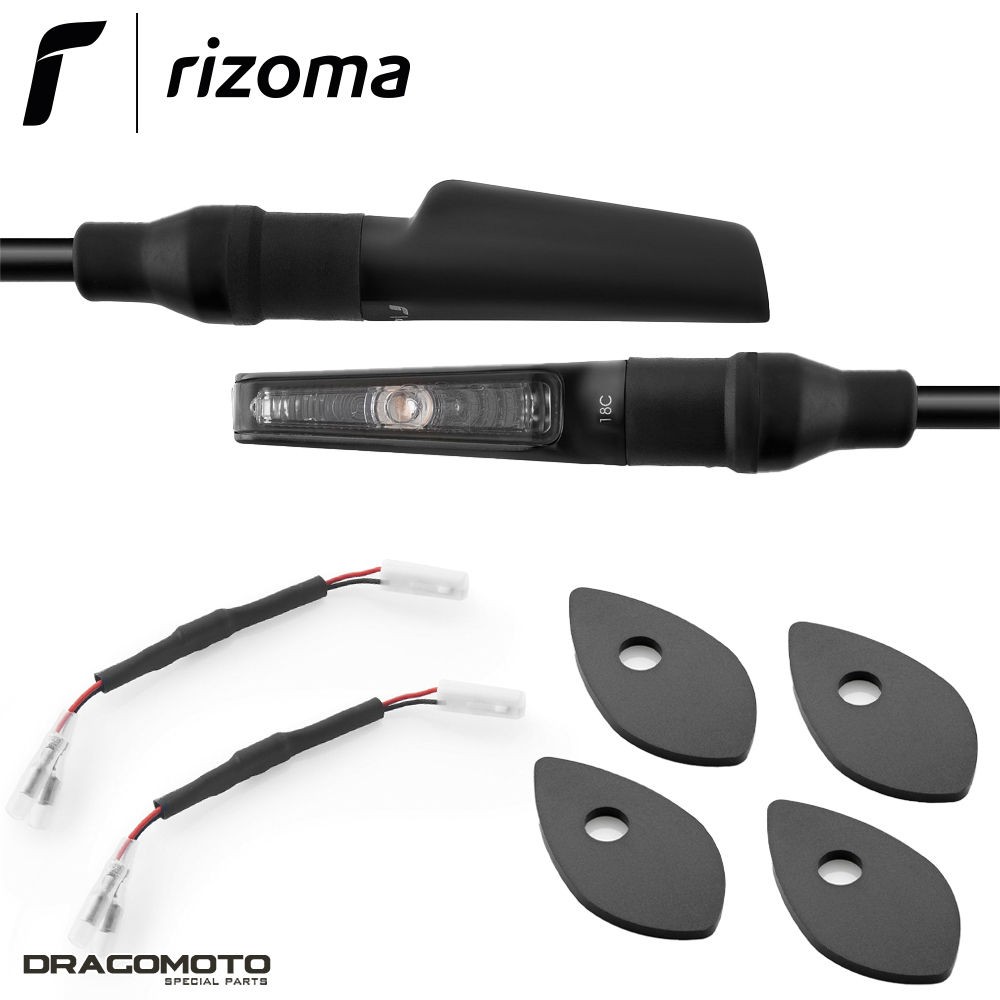 Clignotants CORSA Rizoma premium pour moto Honda Transalp XL750 design minimaliste
