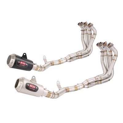 For Kawasaki Z900 2017-2025 Slip On Exhaust Header Link Pipe Muffler 51mm Tips