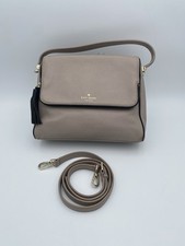 Kate Spade NY Chester Street Miri Shoulder Bag Pebbled Leather Crossbody Taupe