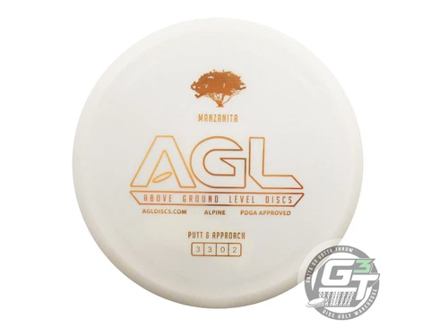 NEW Above Ground Level Alpine Manzanita 171g White Copper Foil Putter Golf Disc