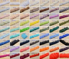 Sale Coque Hackle Feather Fringe Millinery Craft Fascinators Gown Costume 50cm