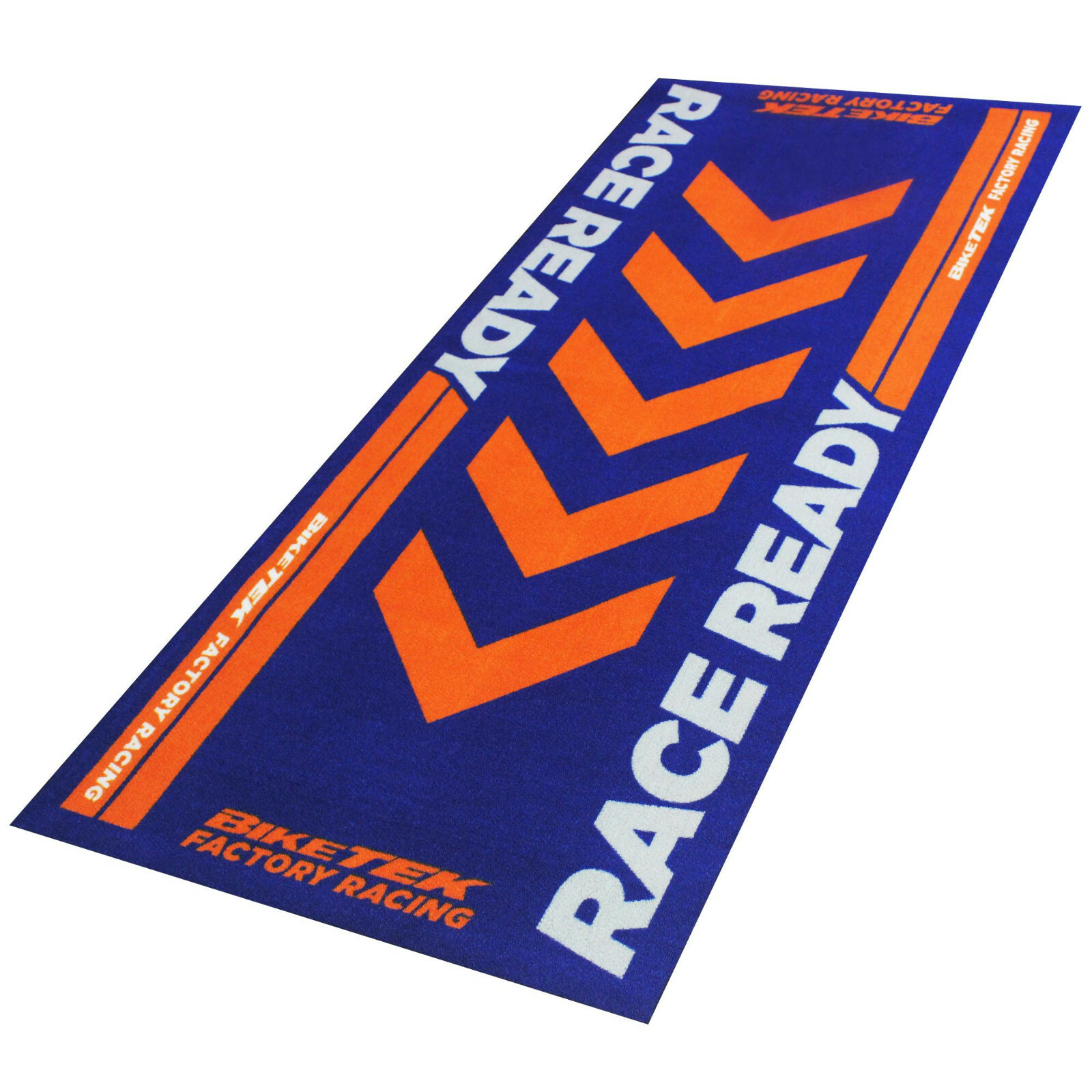Biketek Garage Pit Mat Race Ready KTM Orange Mat Motocross 190