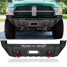 Vijay Steel Front Bumper Fits 2009-2012 Dodge Ram 1500 Wwinch Plate